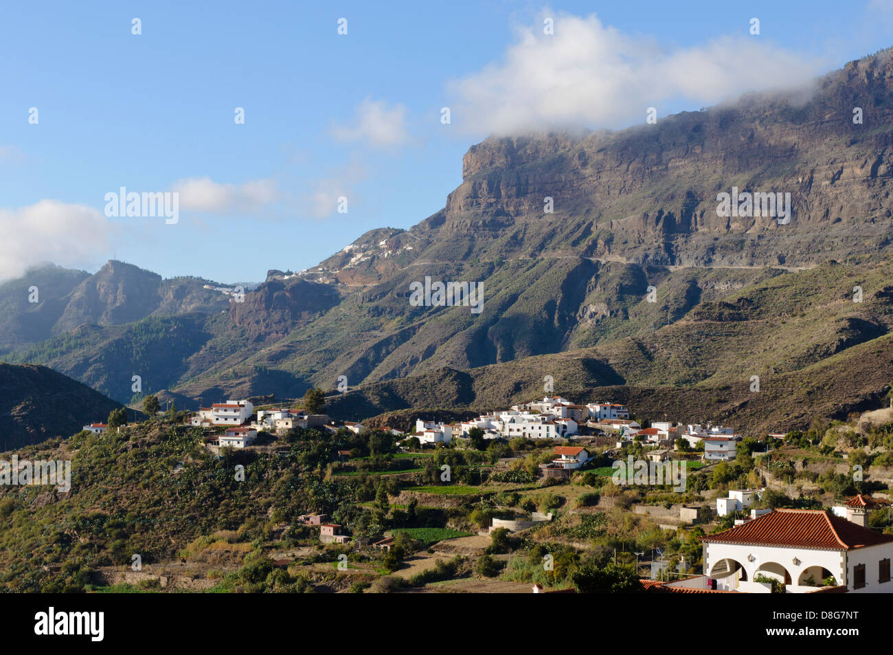 Dorf Tejeda, Gran Canaria, Kanarische Inseln, Spanien, Europa Stockfoto