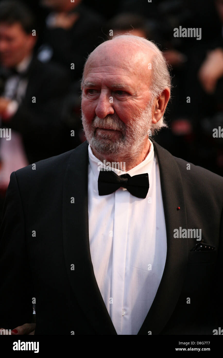 Jean-Pierre Marielle, die Teilnahme an der Gala-Vorführung von The Great Gatsby beim Cannes Film Festival am 15. Mai 2013, Cannes Stockfoto
