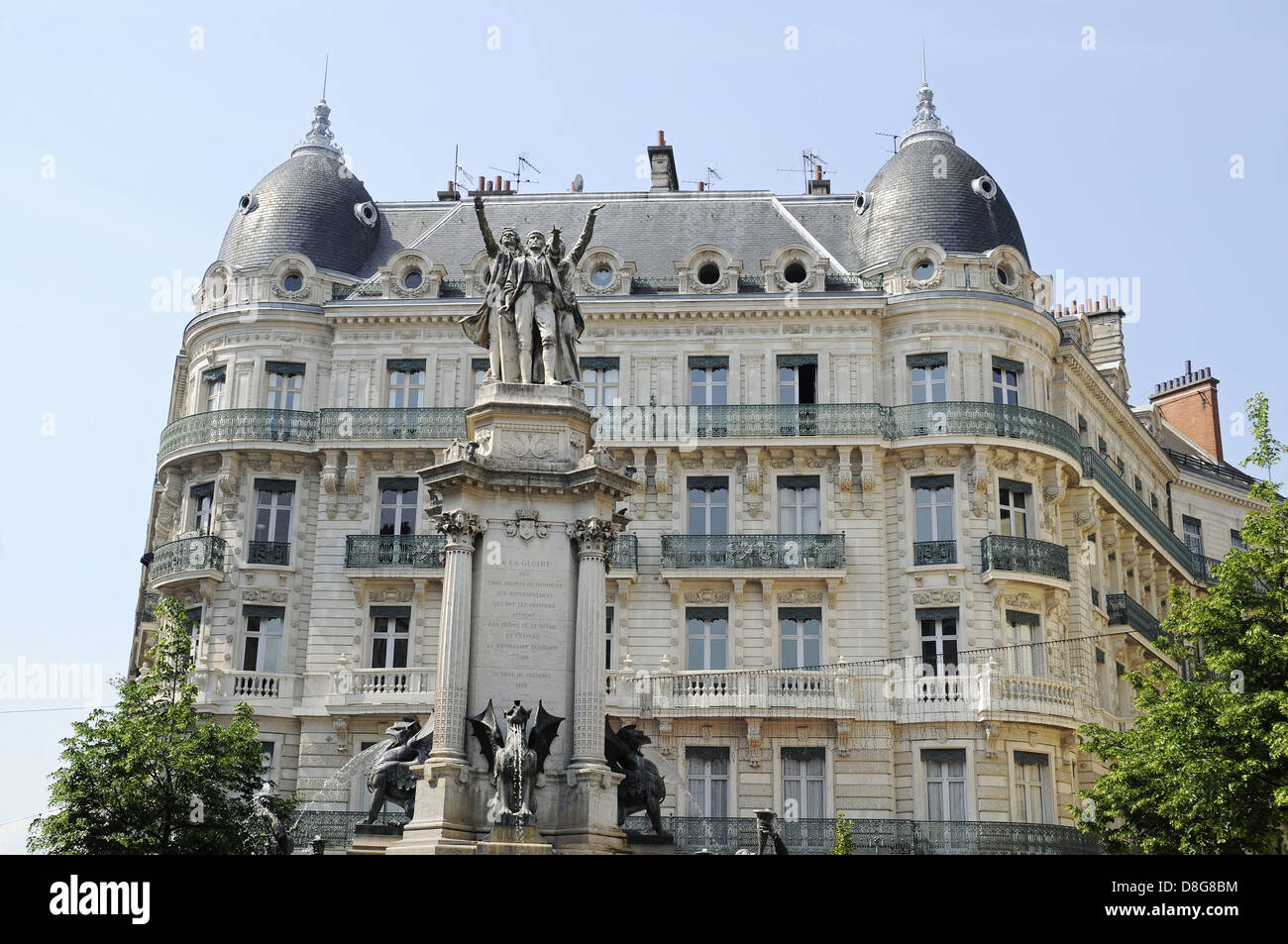 Hotel Notre Dame square Stockfoto