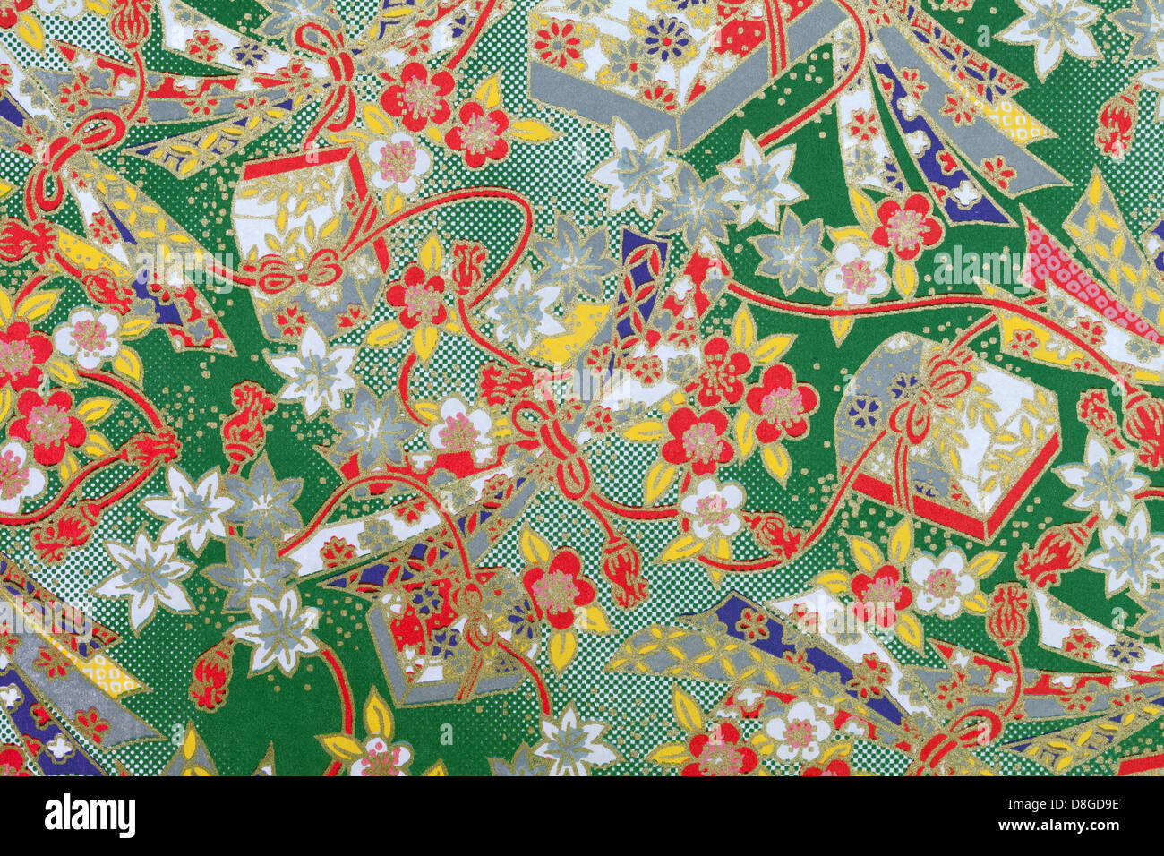 traditionelle japanische Muster Papier Stockfoto