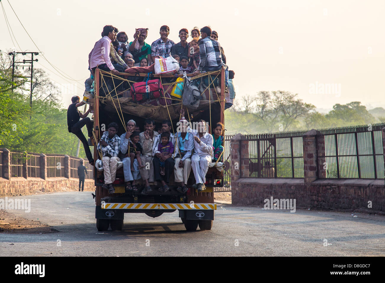 Nahverkehr, Fatehpur Sikri, Indien Stockfoto