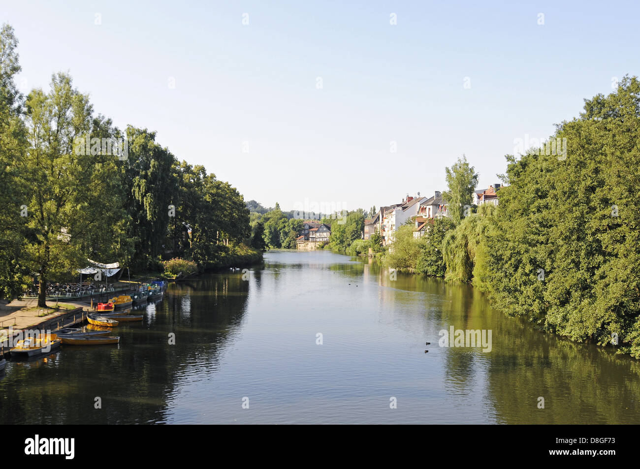 Lahn-River Stockfoto