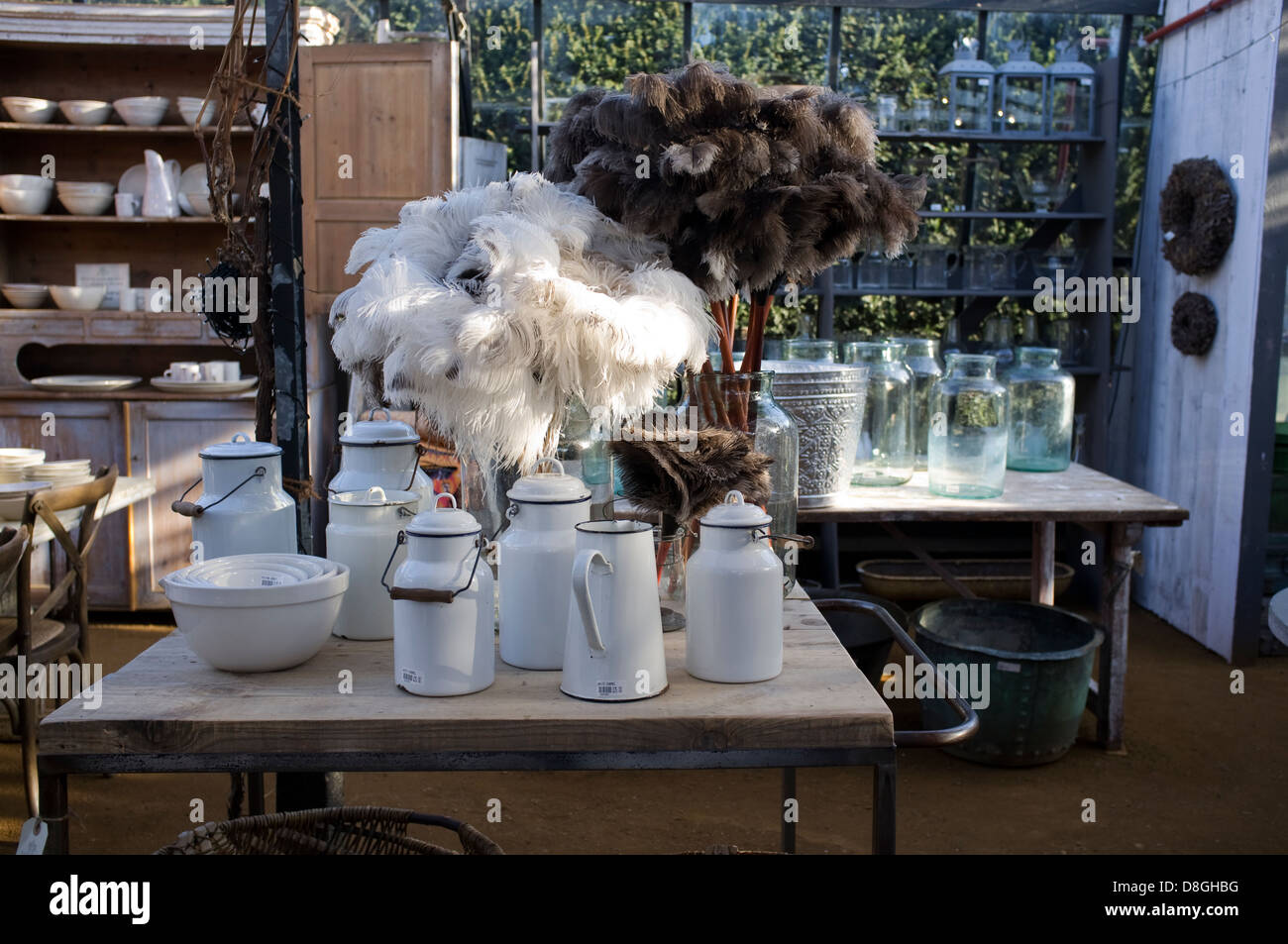 Petersham Nurseries, eine Gärtnerei, Teestube und Café in Richmond, Surrey, England, UK. Stockfoto