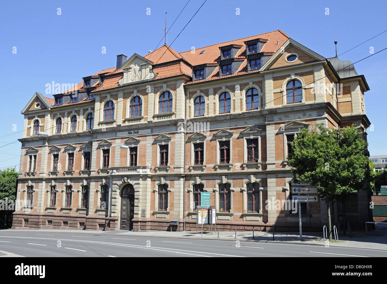 Alte Post, Postgebaeude Stockfoto