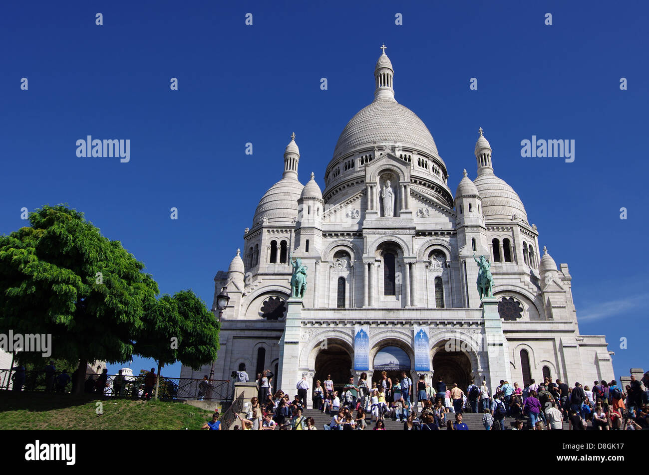 Sacre Coeur, Paris Stockfoto