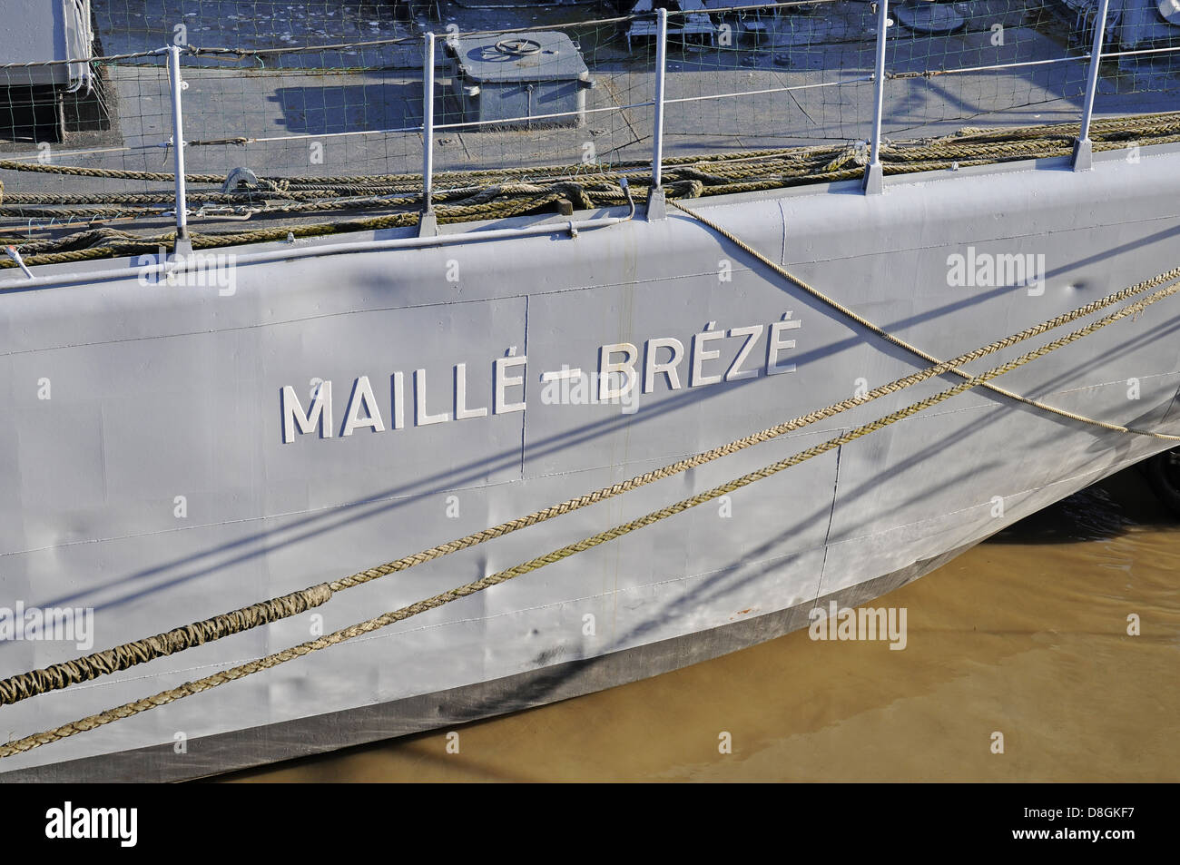 Maille Breze Schiffsmuseum Stockfoto