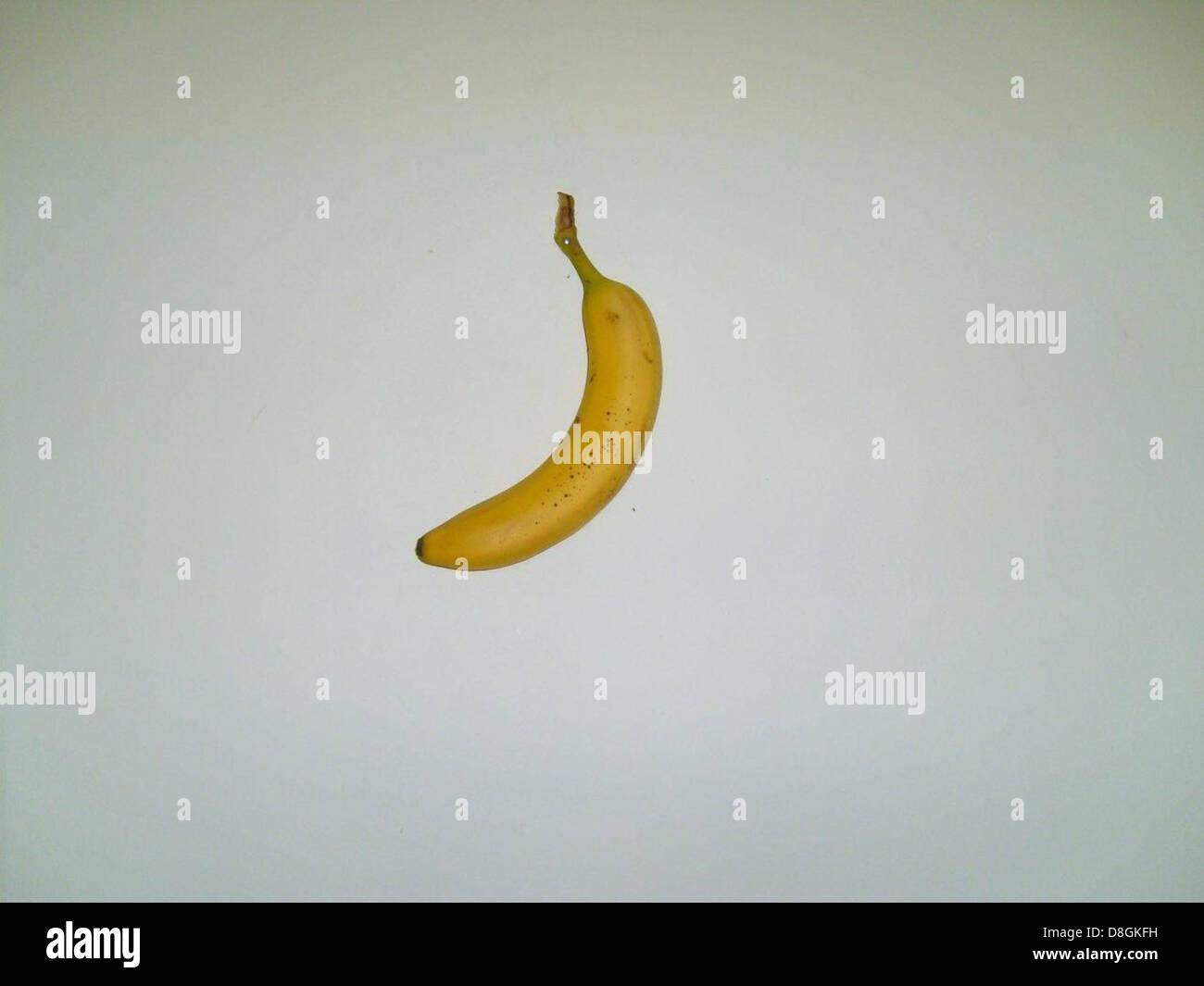 Banane Frucht auf weißem Hintergrund. Stockfoto