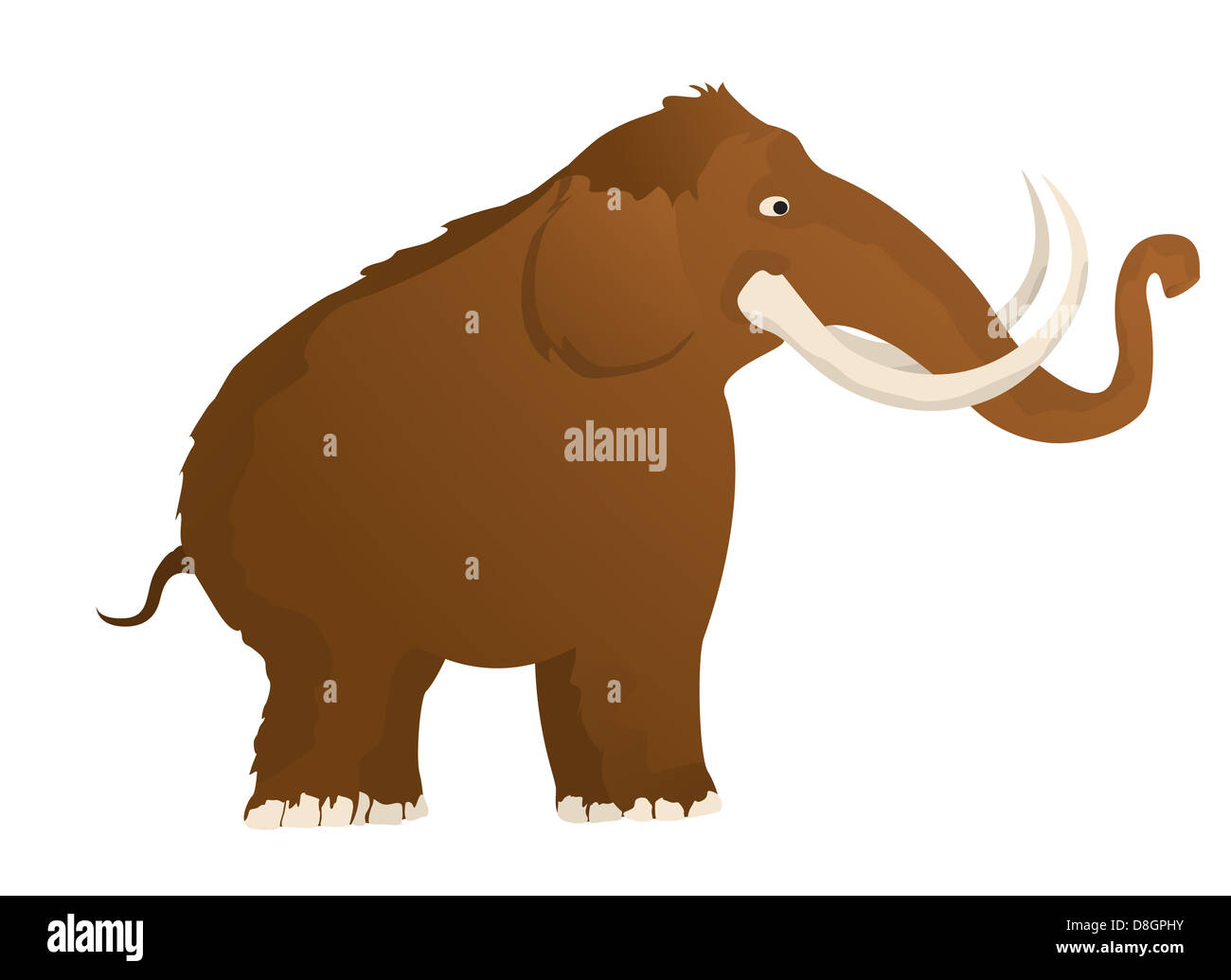 Wollige Mammut Stockfoto