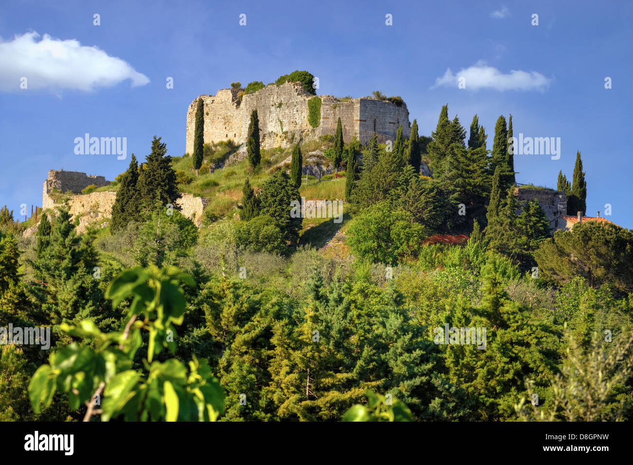 Castiglione d ' Orcia, Rocca d ' Orcia, Siena, Toskana, Italien Stockfoto