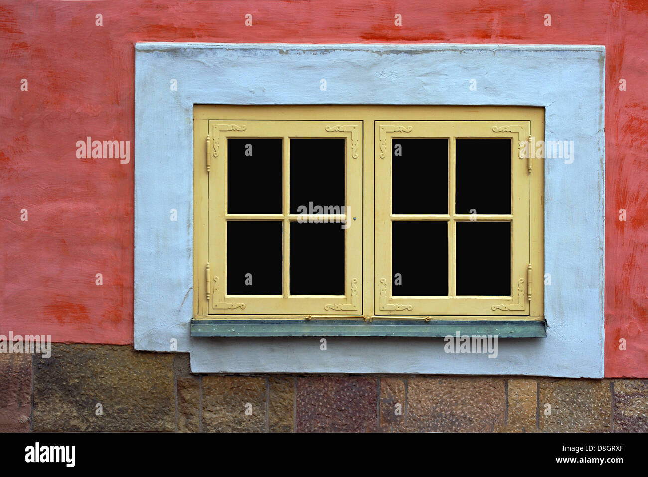 Bunte Fenster Stockfoto