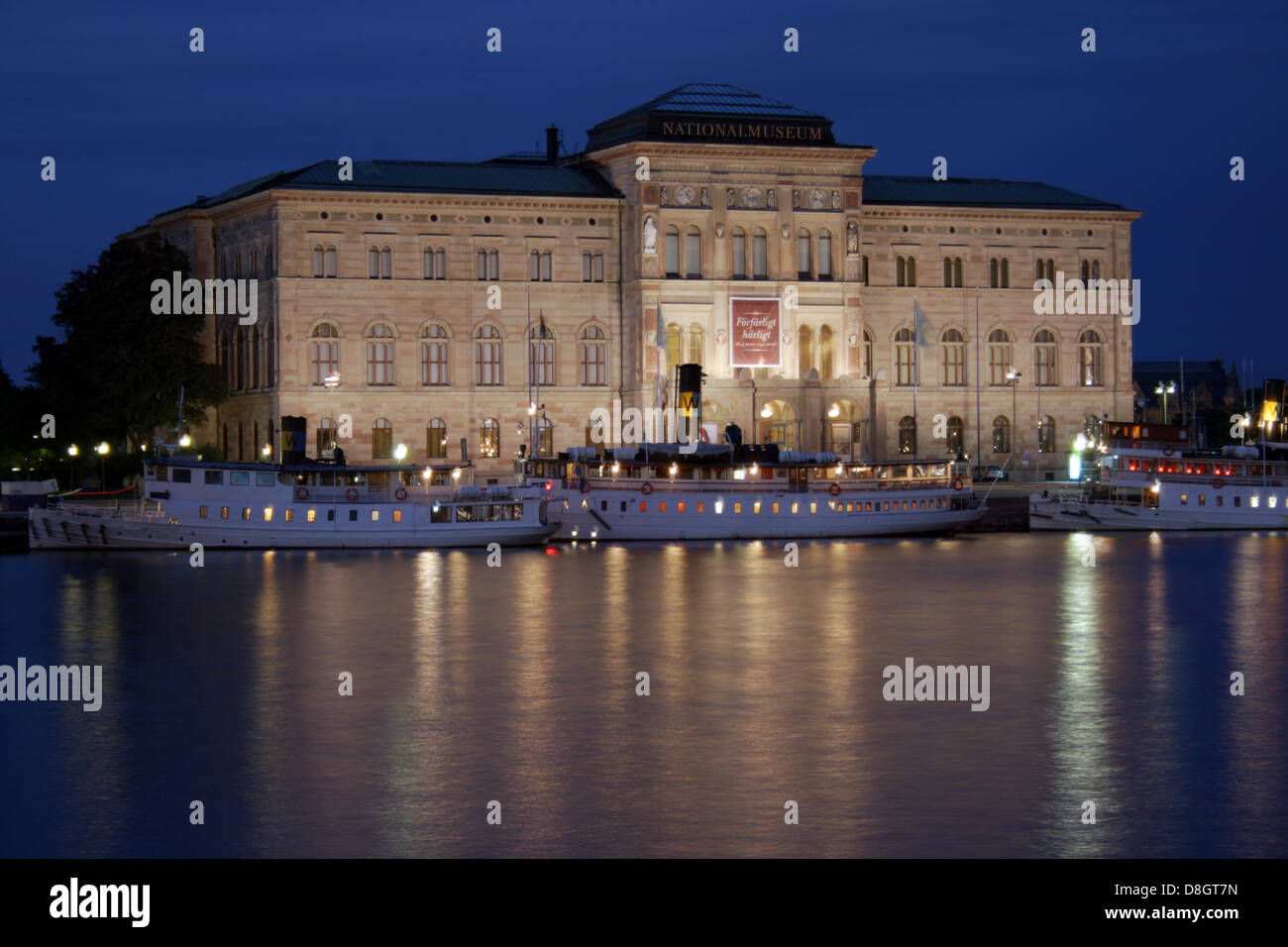 Nationalmuseum in Stockholm Stockfoto