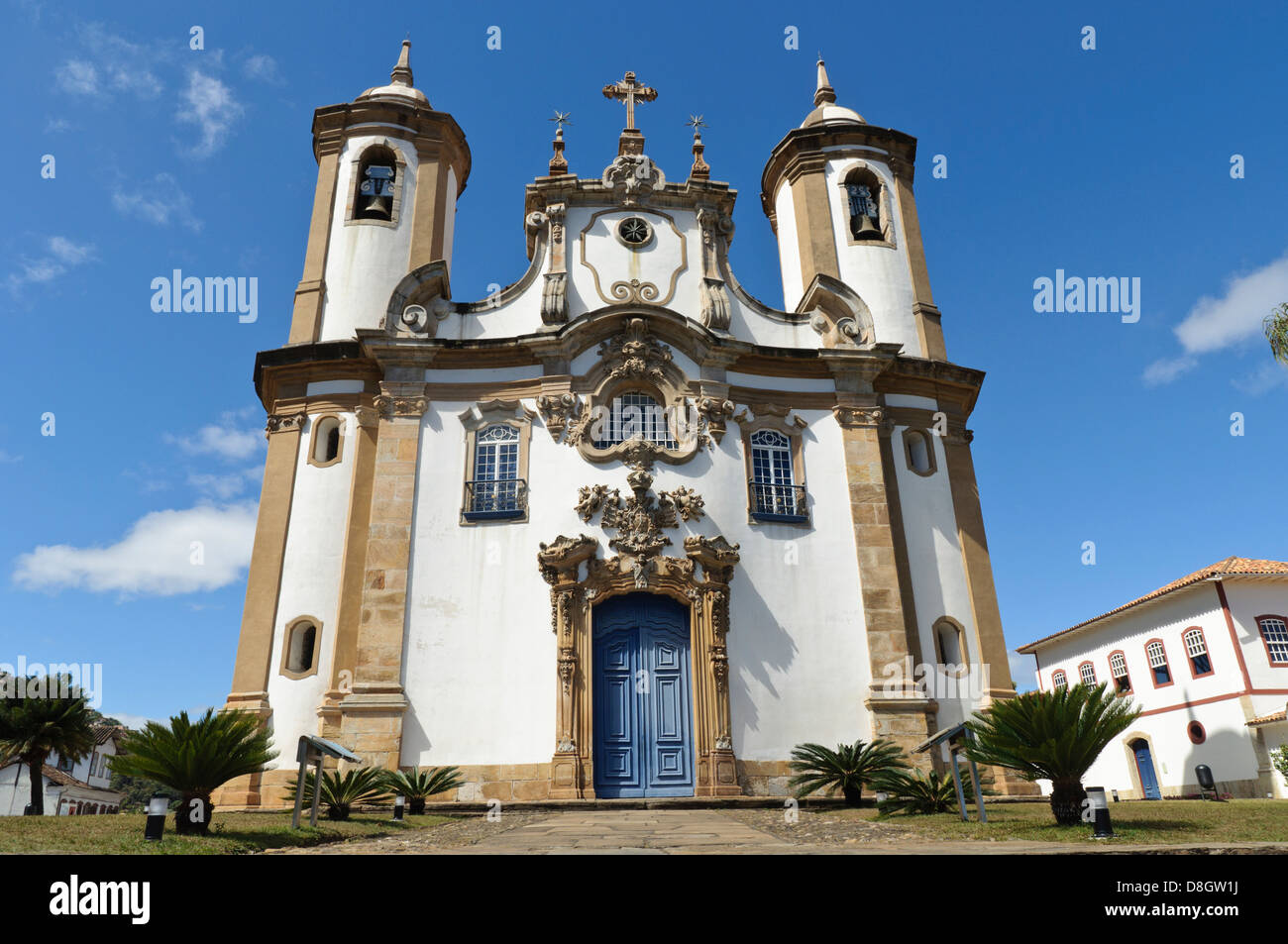 Nossa Senhora Carmo Kirche, Ouro Preto, Minas Gerais, Brasilien Stockfoto