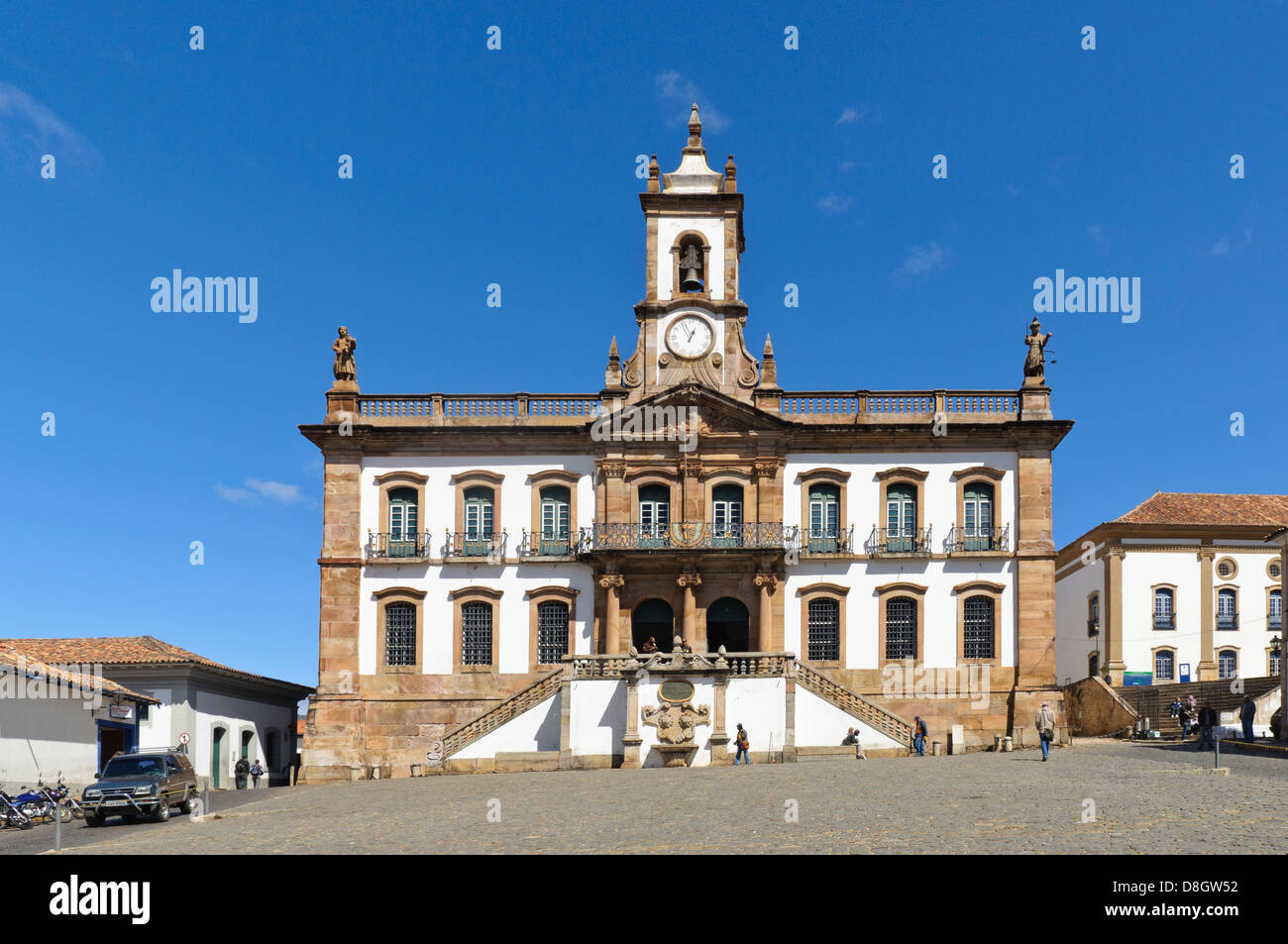 Ouro Preto Rathaus, Minas Gerais, Brasilien Stockfoto
