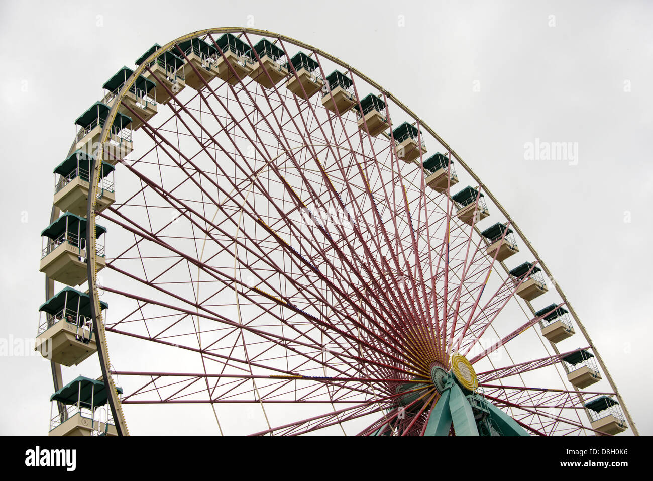 großes Riesenrad in den Niederlanden Stockfoto