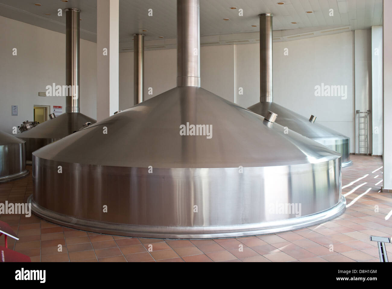 Sudhaus in Brauerei Krusovice Stockfoto