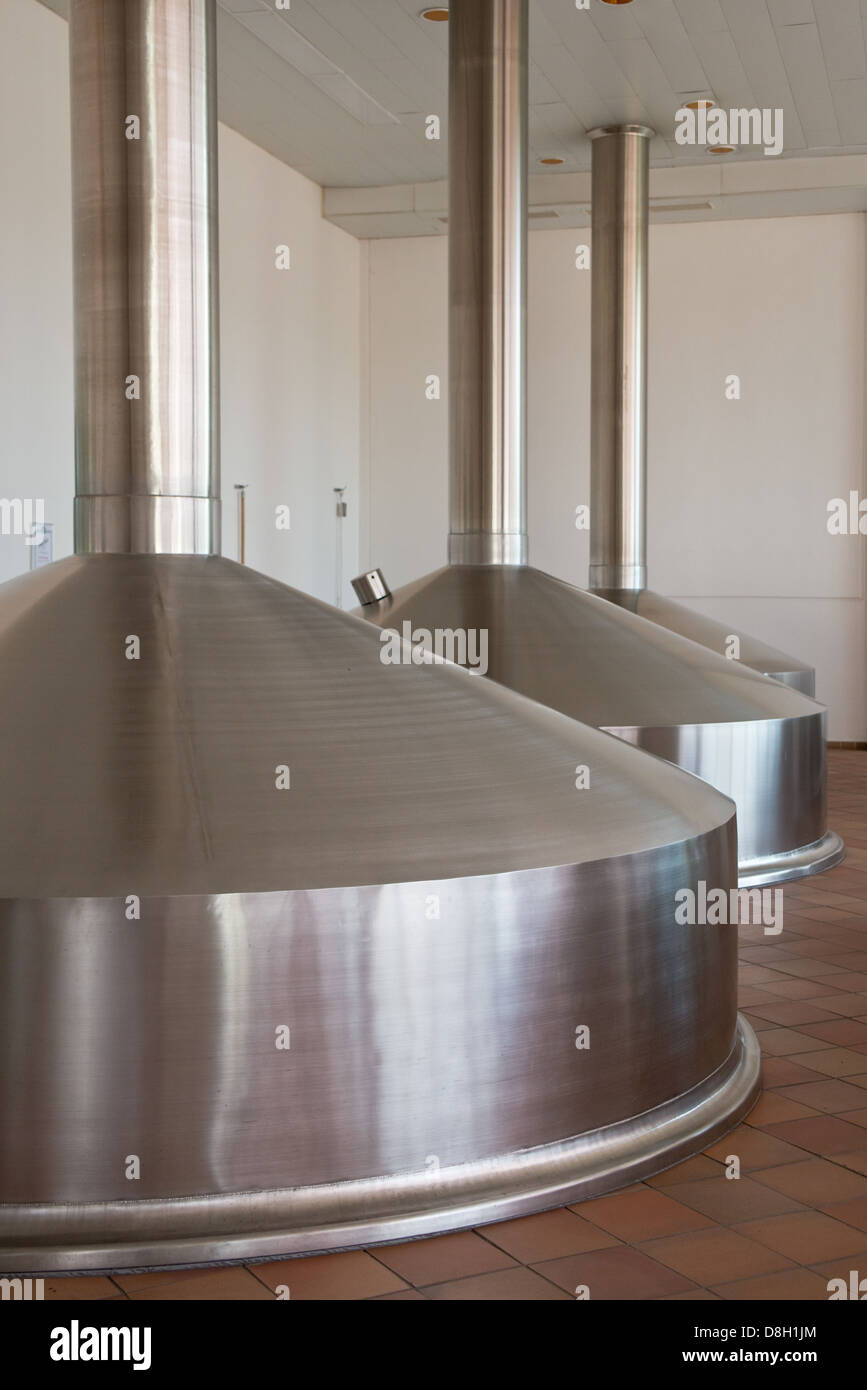 Sudhaus in Brauerei Krusovice Stockfoto