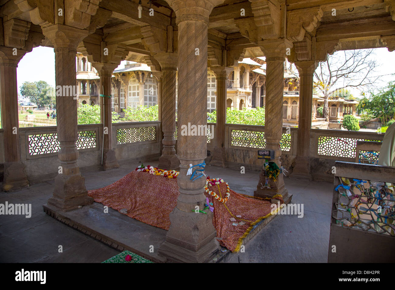Grab von Tansen, Gwalior, Madhya Pradesh, Indien Stockfoto