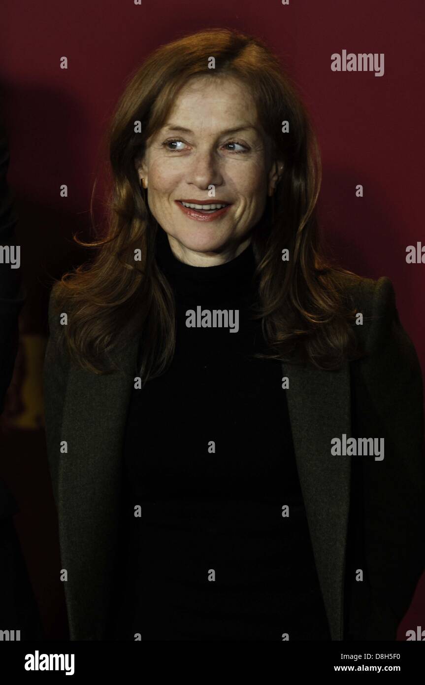 Isabelle Huppert bei Photocall "Comedy of Power" (Französisch "L'Ivresse du Pouvoir") während der Berlinale, den 56. Internationalen Filmfestspielen in Berlin im Jahr 2006. Stockfoto