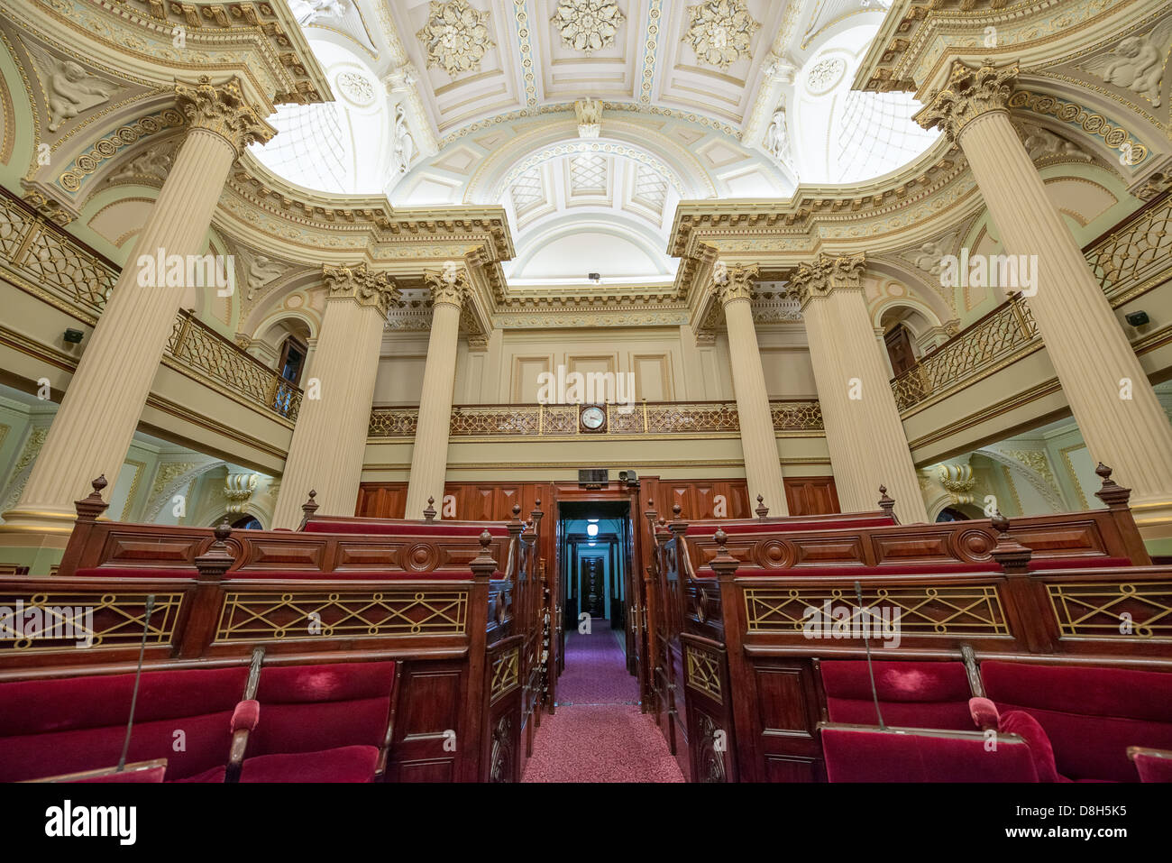 Die elegante Landtag von Victoria, Australien. Stockfoto