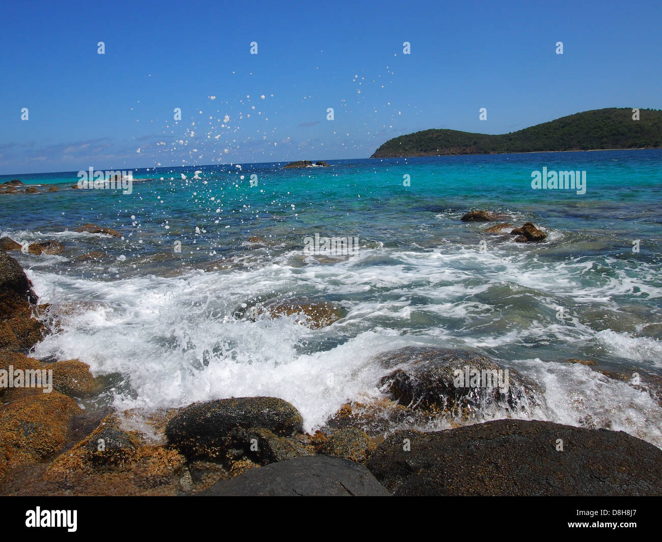 Zoni Strand Korallenriff-Bereich Stockfoto