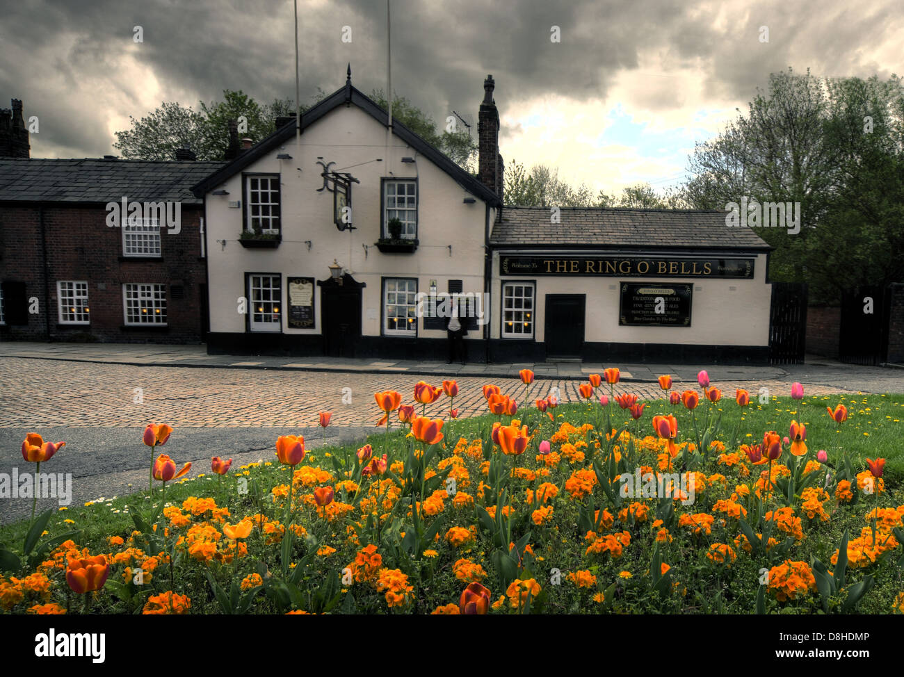 Ring der Glocken Pub Warrington Cheshire England UK Stockfoto