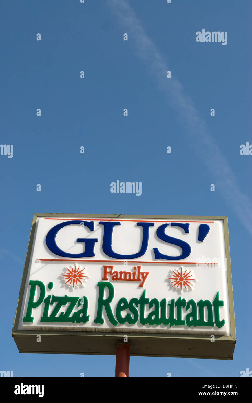 GUS Familienpizza Restaurant Zeichen SC USA Stockfoto