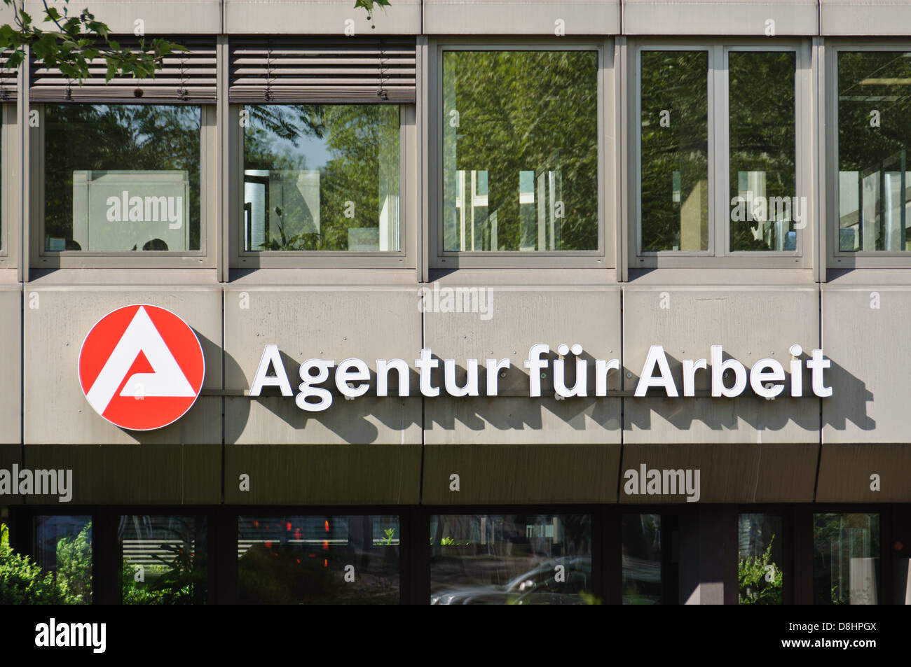 "Agentur Für Arbeit" Zeichen und Logos, deutsche Agentur für Arbeit – Heilbronn Deutschland Stockfoto