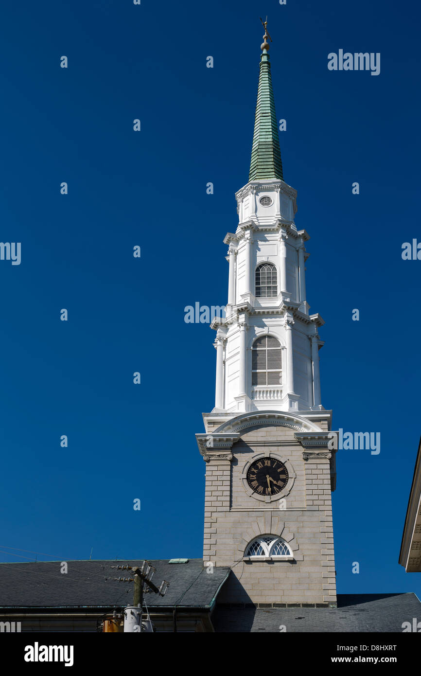 Unabhängige Presbyterianische Kirche, in der Nähe von Chippewa Square, Savannah, Georgia Stockfoto