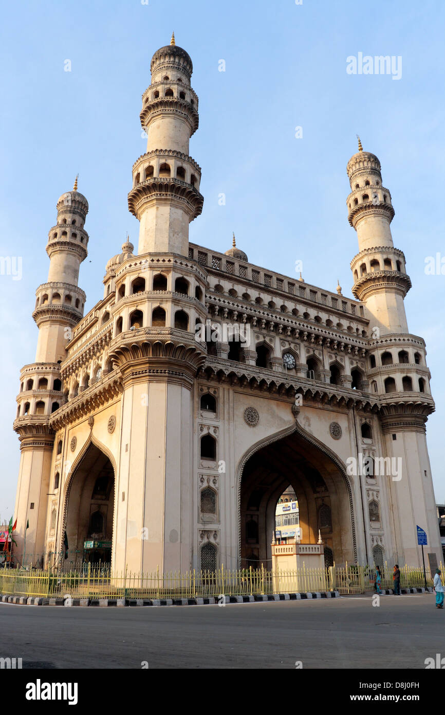 Charminar, Hyderabad, Andhra Pradesh, Indien Stockfoto