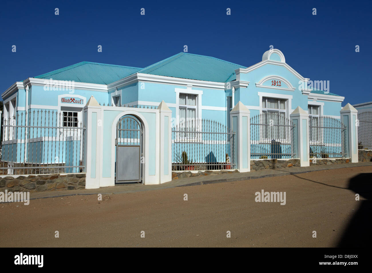 Deutsche Kolonialarchitektur, Lüderitz, Namibia, Afrika Stockfoto