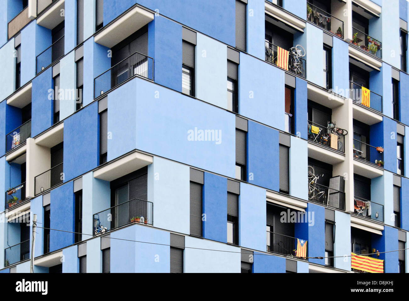 moderne Architektur, angesagten Viertel 22 @, Barcelona, Spanien Stockfoto