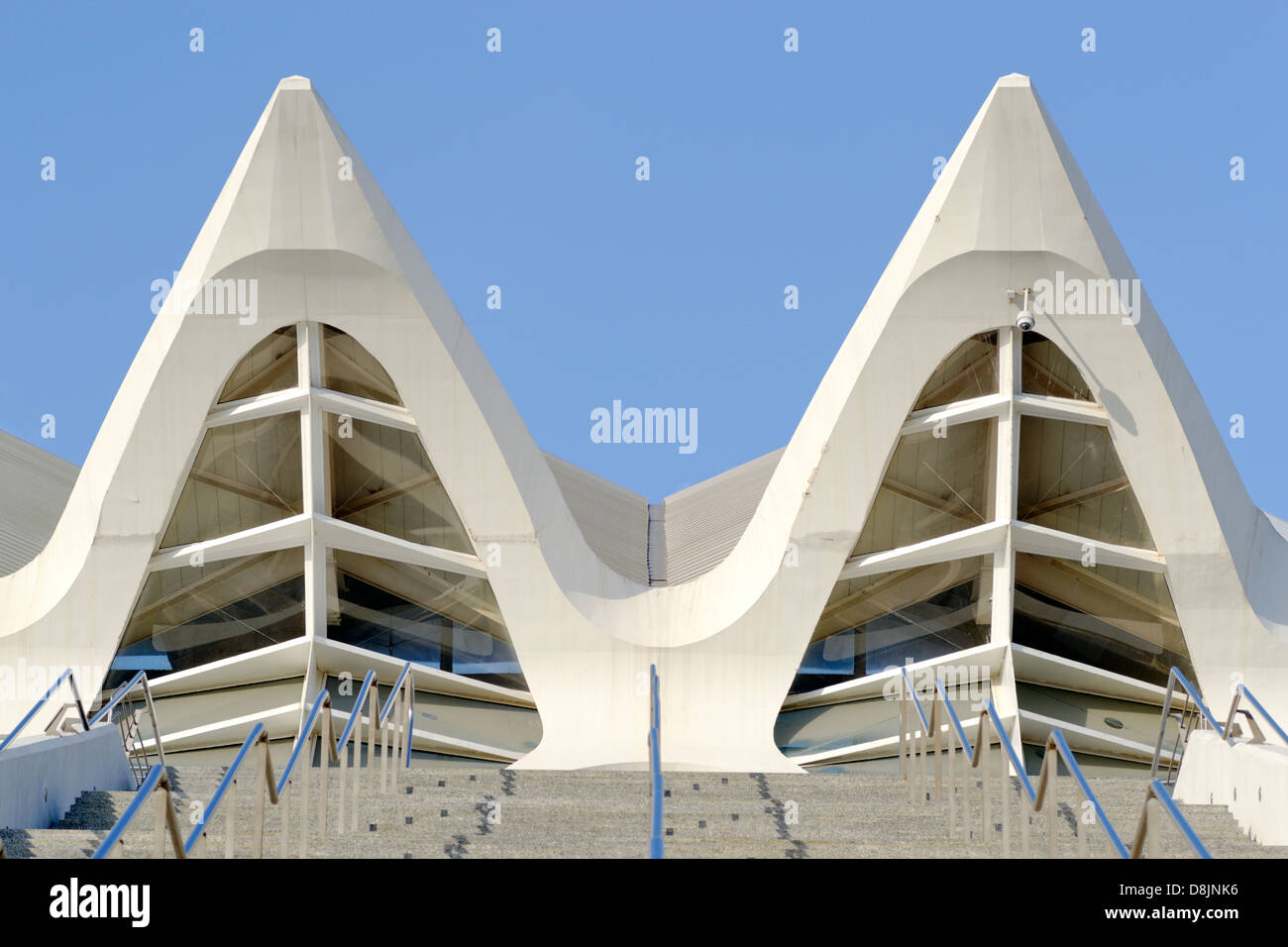 Museo de Las Ciencias Príncipe Felipe, Stadt der Künste und Wissenschaften, Valencia, Spanien Stockfoto