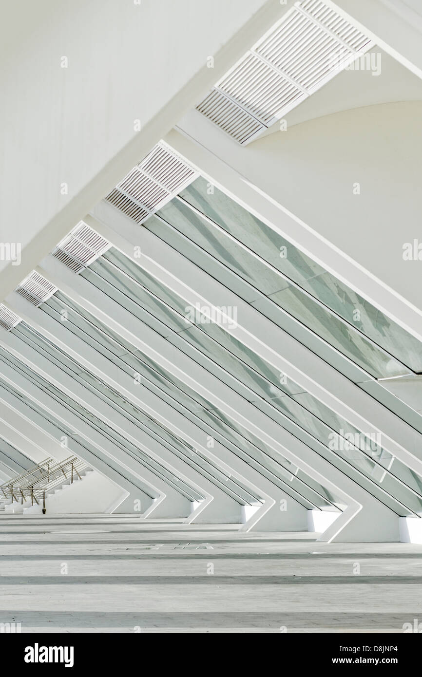 Museo de Las Ciencias Príncipe Felipe, Stadt der Künste und Wissenschaften, Valencia, Spanien Stockfoto Museo de Las Ciencias Príncipe Felipe, Stadt der Künste und Wissenschaften, Valencia, Spanien Stockfoto