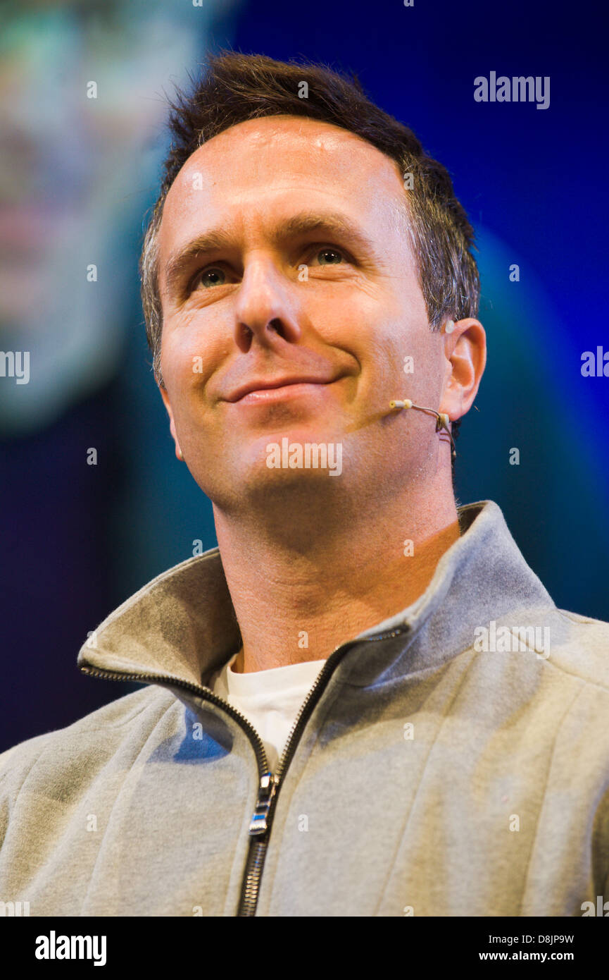 Michael Vaughan Schlagmann und ehemaliger England Cricket Test Kapitän