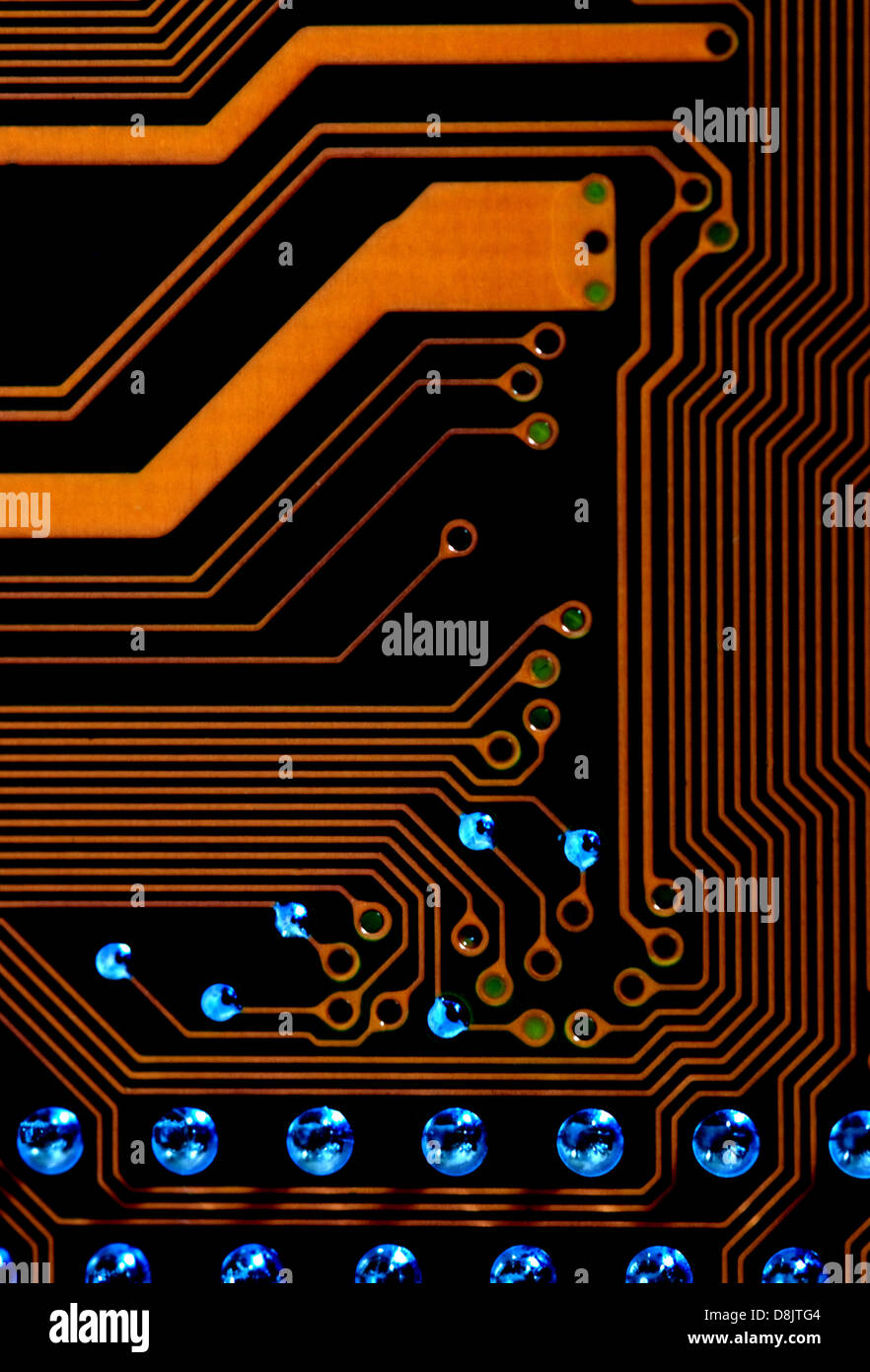 Still Life-Bild von einer Leiterplatte Stockfoto