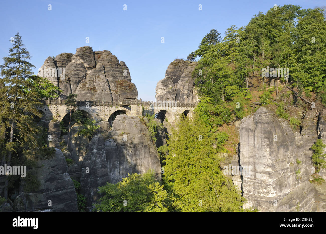 Bastei-Brücke Stockfoto