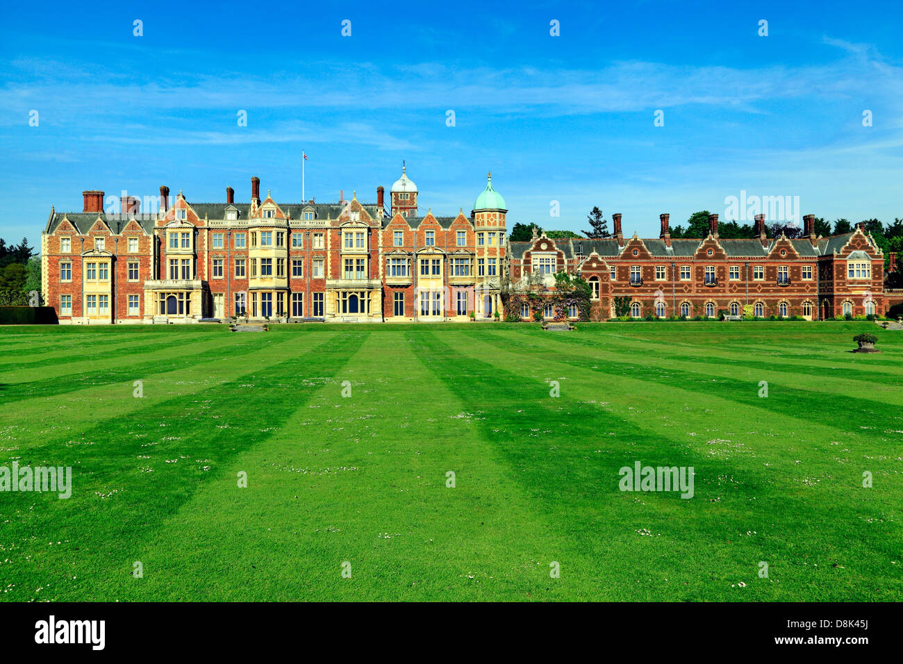 Sandringham House, Norfolk, Landsitz des HM die Königin, 19. Jahrhundert britische viktorianische Architektur, England UK Stockfoto