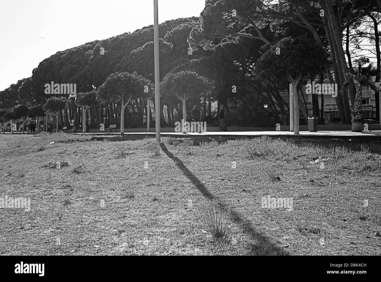 -Promenade - Spanien. Stockfoto