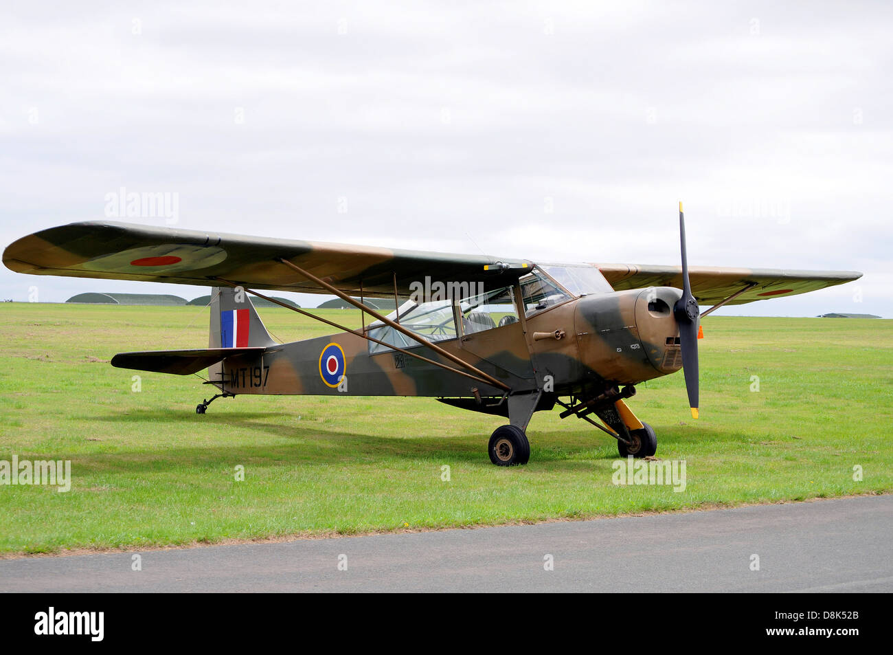 Oldtimer-Flugzeuge an der Culdrose Luft Tag, Helston, Cornwall, UK Stockfoto