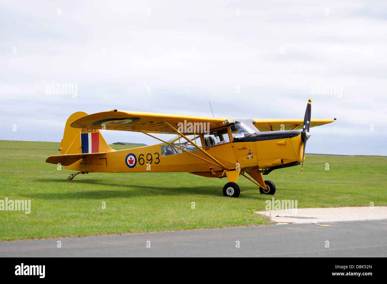 Oldtimer-Flugzeuge an der Culdrose Luft Tag, Helston, Cornwall, UK Stockfoto