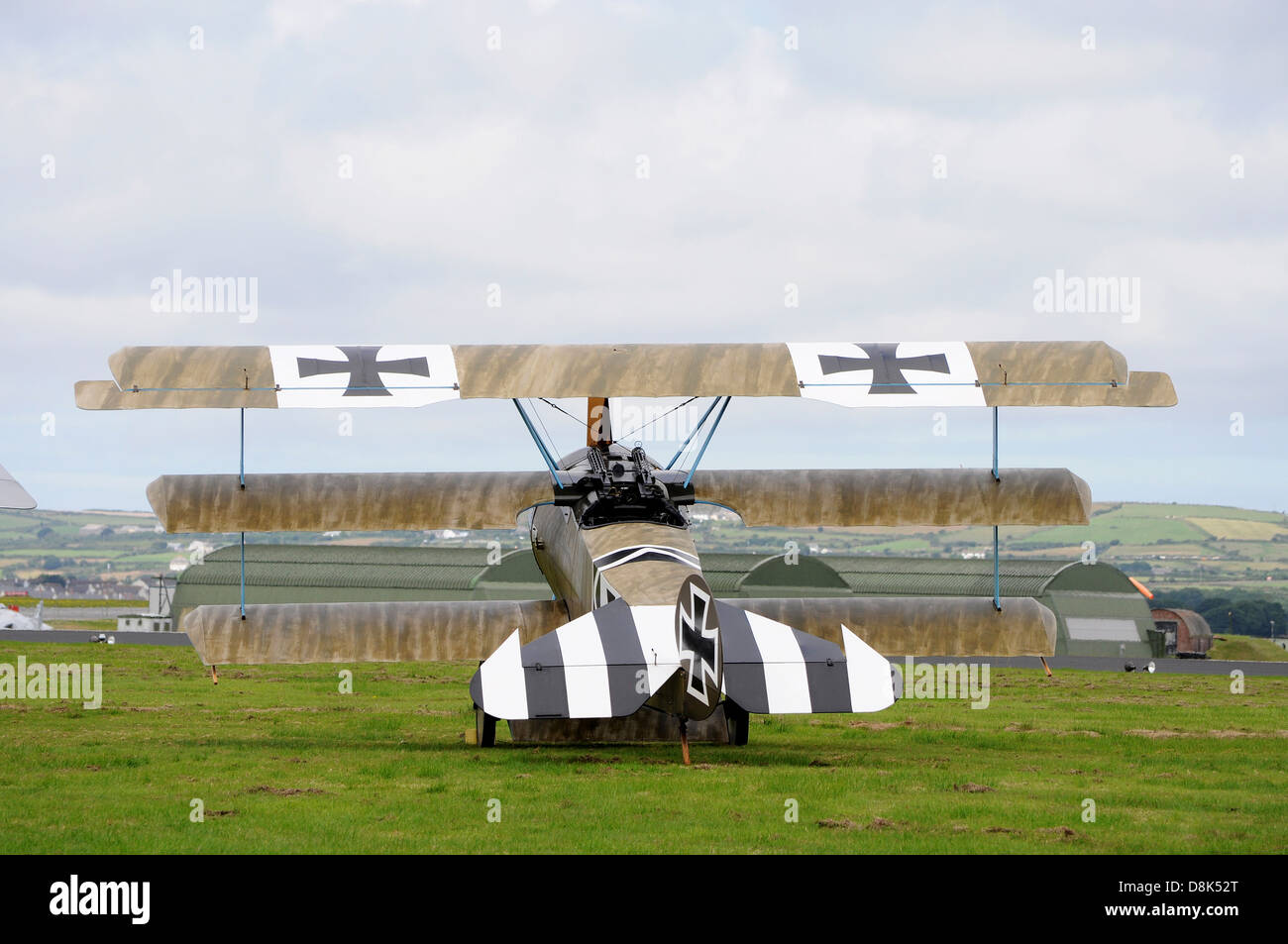 Oldtimer-Flugzeuge an der Culdrose Luft Tag, Helston, Cornwall, UK Stockfoto
