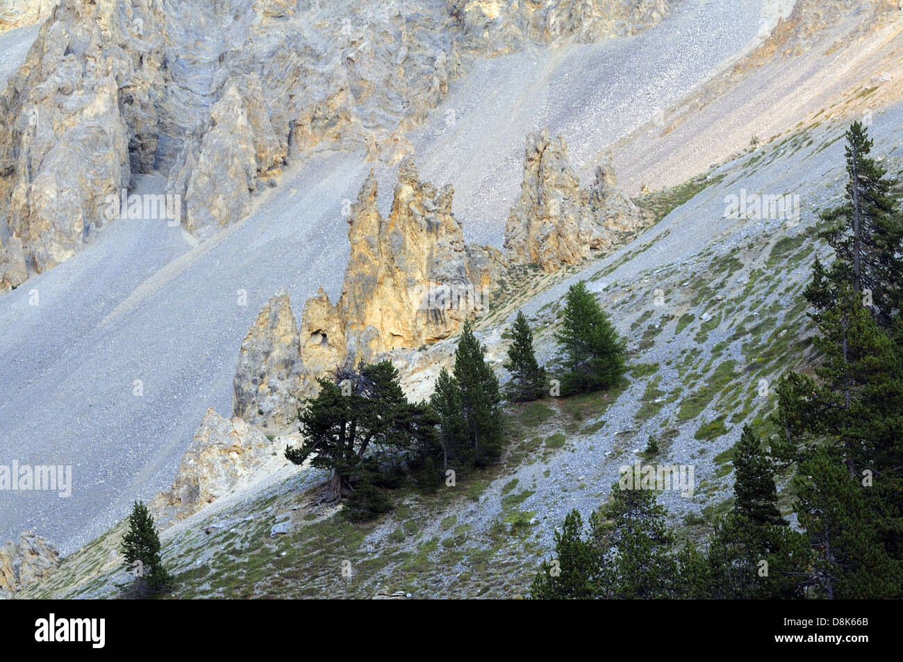 Col d ' Izoard Stockfoto