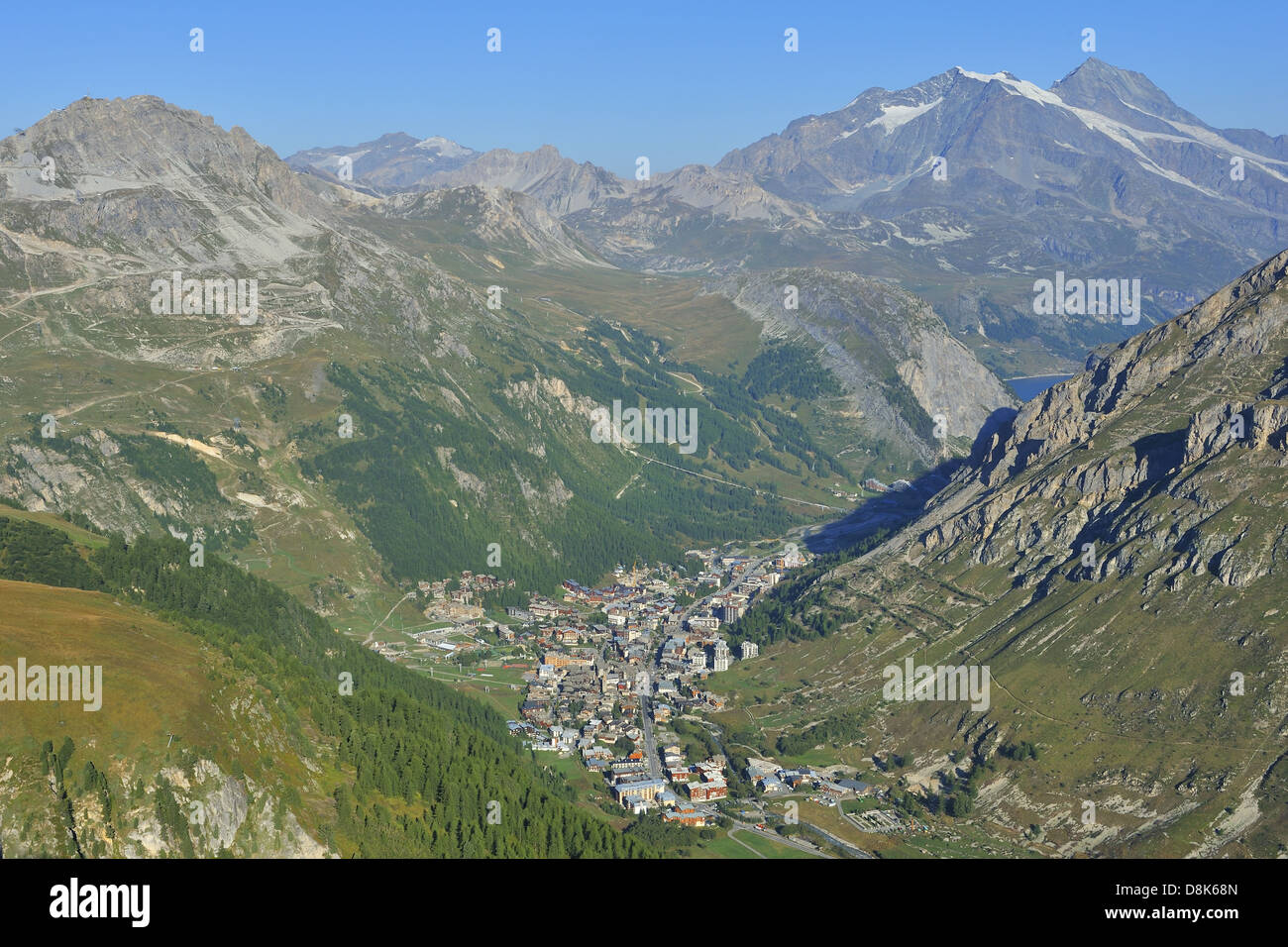 Val-d'Isère Stockfoto