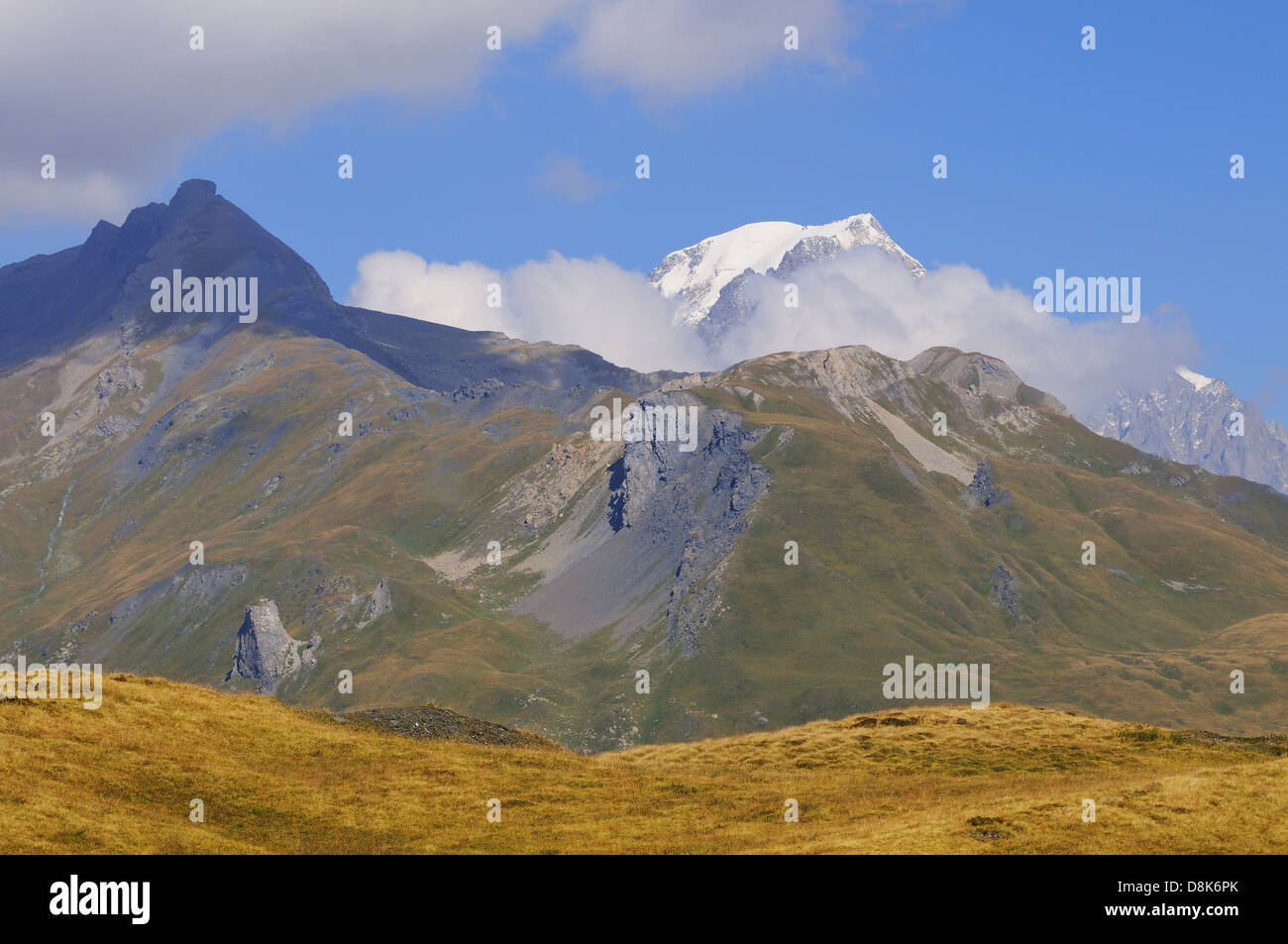 Großer St. Bernhard-Pass Stockfoto