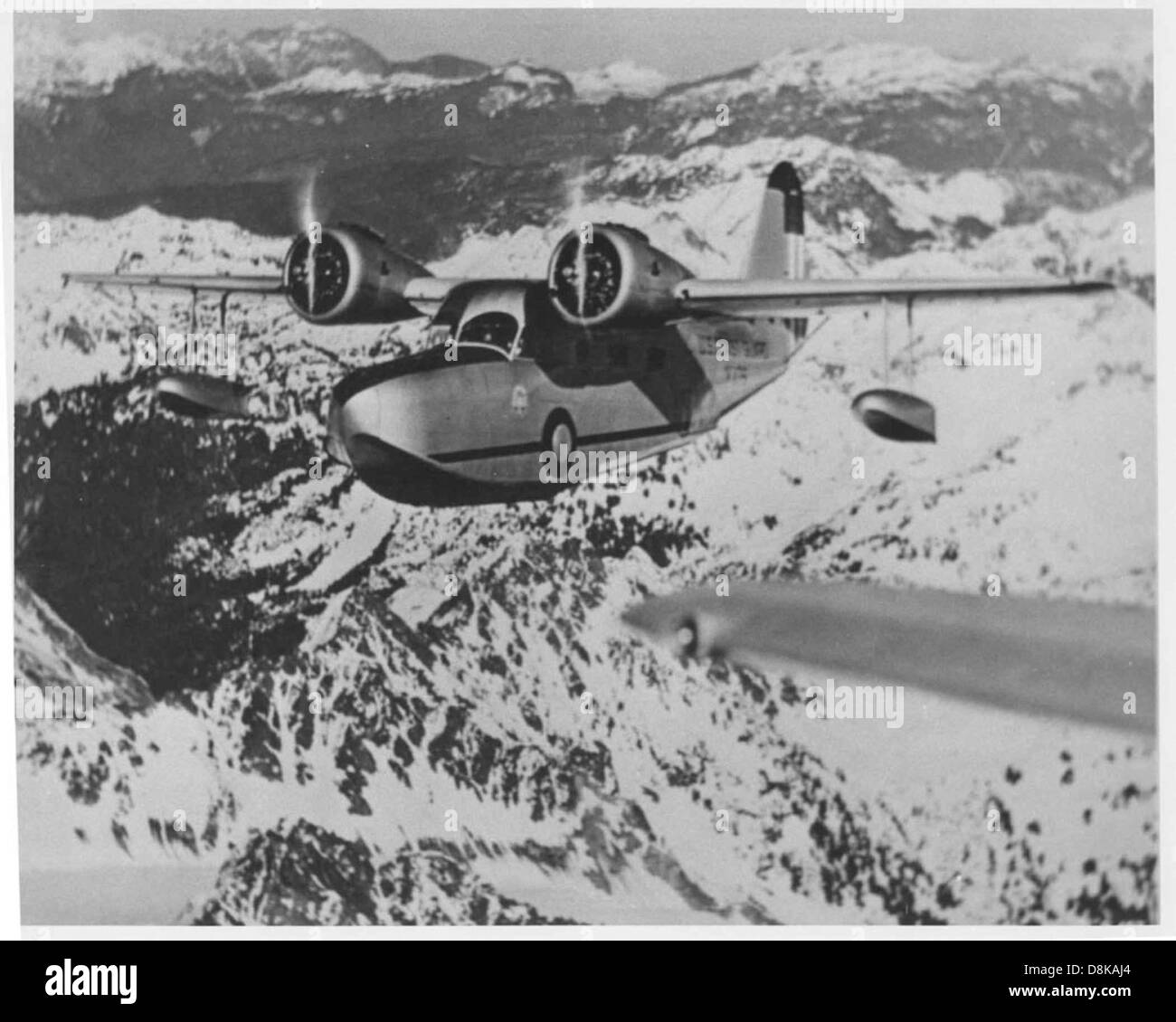 Fotos der Oldtimer-Flugzeuge. Stockfoto