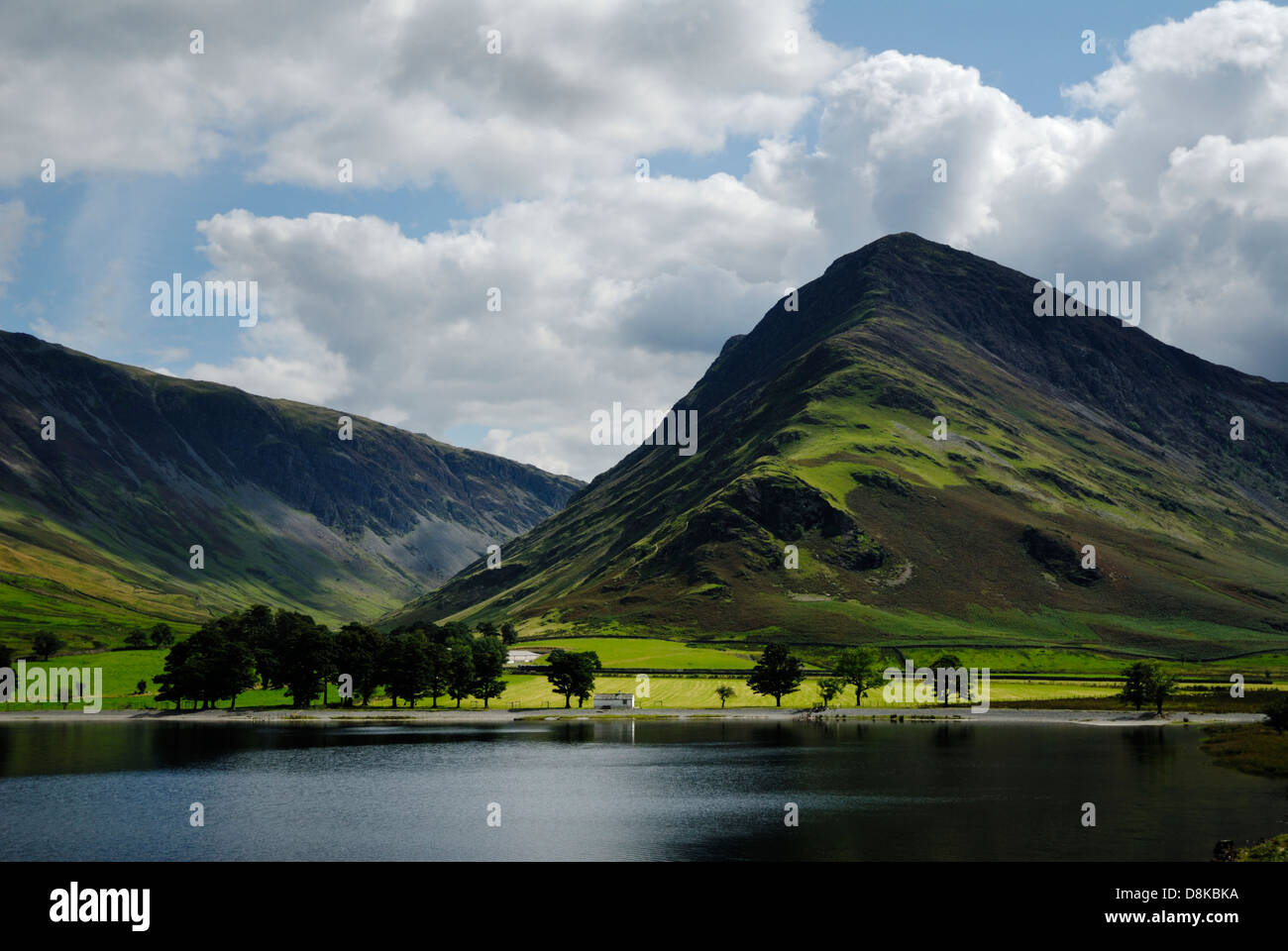 Fleetwith Hecht und Buttermere Lake, Lake District, Cumbria, England, Großbritannien, UK Stockfoto