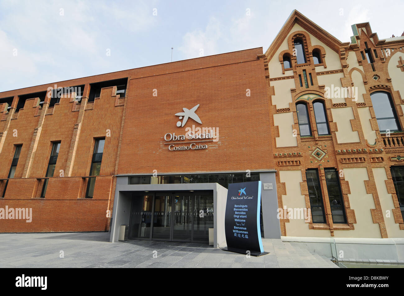 Wissenschaftsmuseum Cosmo Caixa Stockfoto