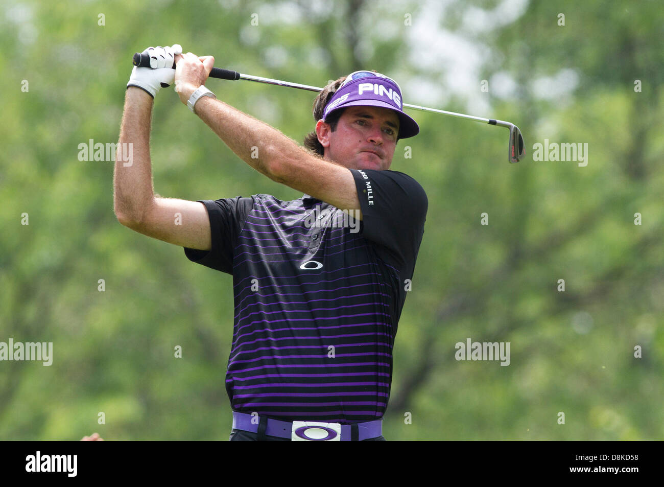 Dublin, Ohio, USA. 30. Mai 2013: Bubba Watson in Aktion während der ersten Runde des The Memorial Tournament im Muirfield Village Golf Club in Dublin, Ohio Credit: Cal Sport Media/Alamy Live News Stockfoto
