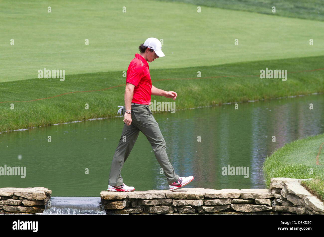 Dublin, Ohio, USA. 30. Mai 2013: Rory McIlroy in Aktion während der ersten Runde des The Memorial Tournament im Muirfield Village Golf Club in Dublin, Ohio Credit: Cal Sport Media/Alamy Live News Stockfoto