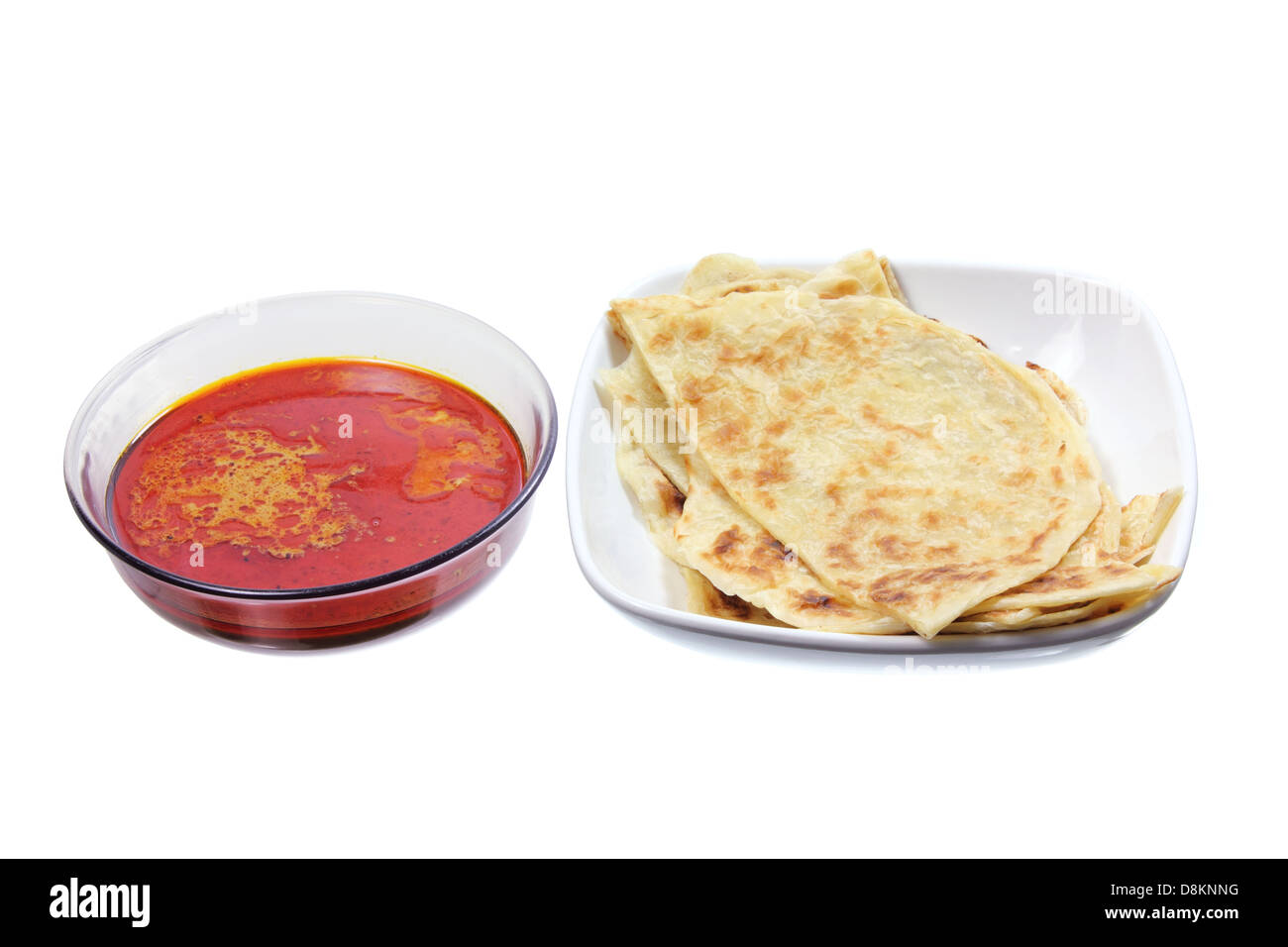 Roti Canai Stockfoto